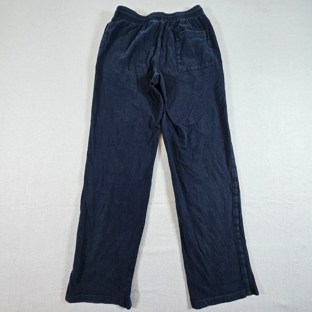 Nike Sweatpants‎ Mens Small Navy Blue Cotton Drawstring Straight Leg 412172-475